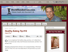 Tablet Screenshot of davidsandstrom.com